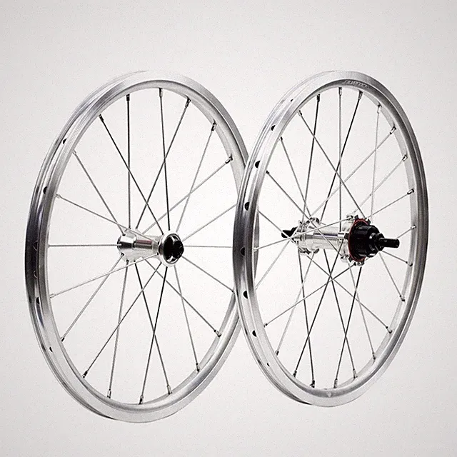 16inch 349 Caliper Brake External Straight Pull Hub Folding Bike Alloy Wheelset