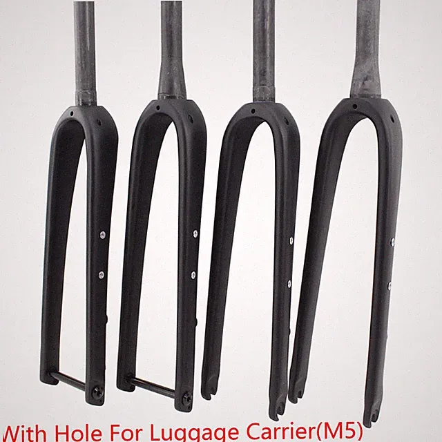 700C Road Cyclocross Travel Bicycle Gravel Full Carbon Disc Brake Front Fork