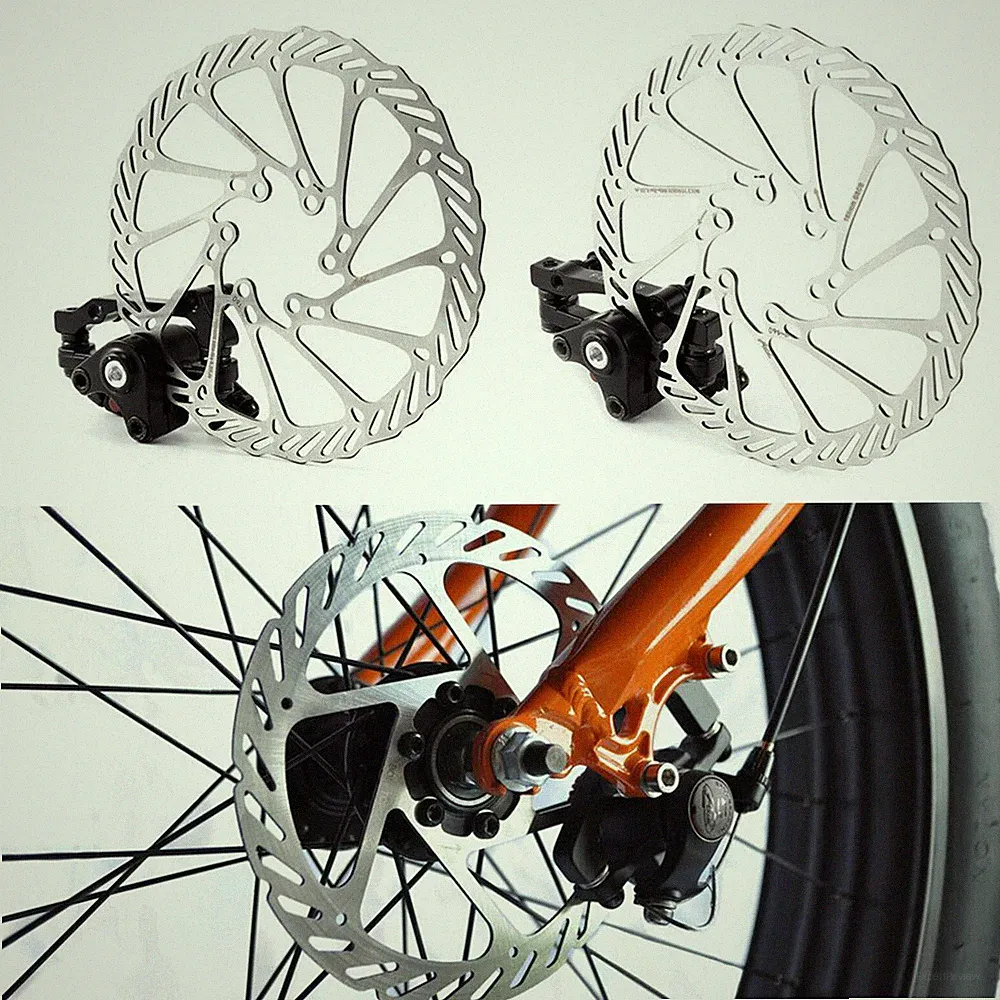 Bike Disc Brake Front & Rear Disc 160 mm Rotor Brake Kit for Mountain Bicycle