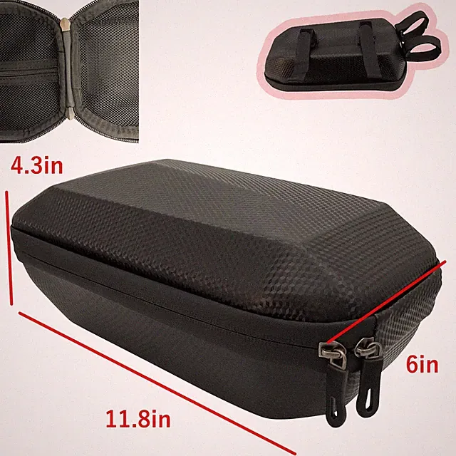 Black Bike Balance Car Hanging Bag Electric Scooter Waterproof Bag Front Bag