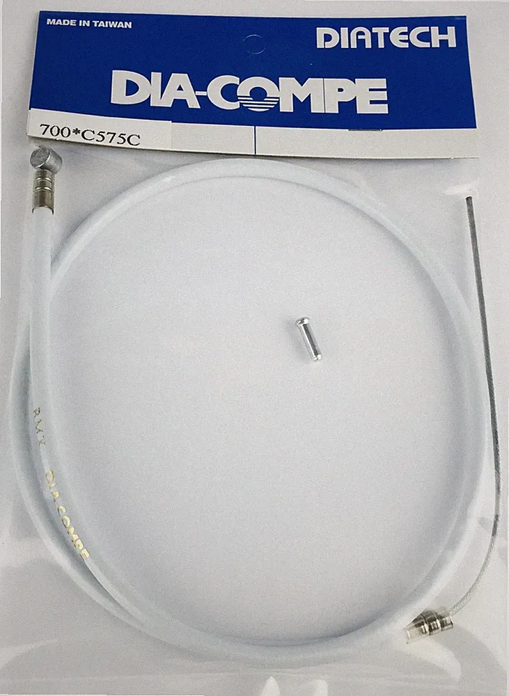 Dia-Compe FRONT BMX bicycle brake cable - WHITE