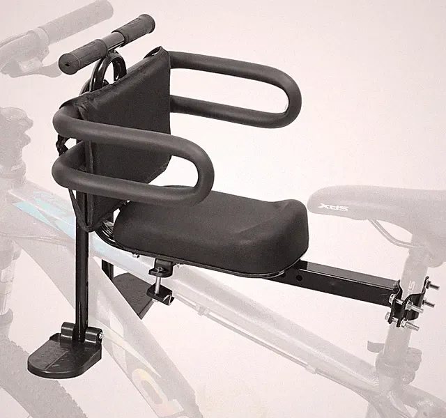 Kids Bike Seat Front Mounted and Handlebar Child Bike Seat Detachable Front M...
