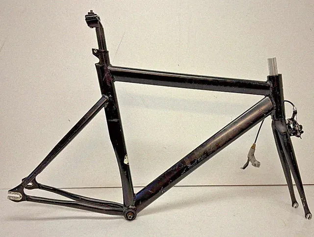 LEADER LD 725 TR 58cm C-T Aluminum Fixed Gear Frame/Fork Tektro R70 Brake BB +