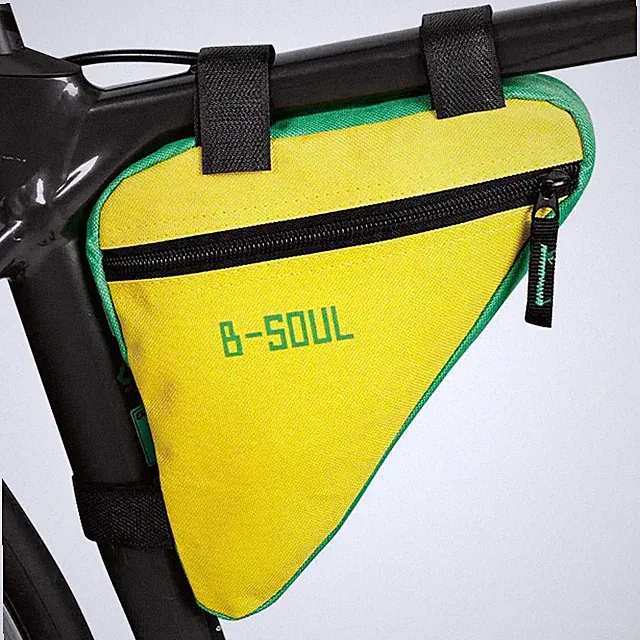 Mountain Bike Bag Triangle Waterproof Cycling Bag Front Tube Frame Bag Bicycle A