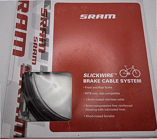 Sram Bicycle Stainless Brake Cable/Housing Set MTB/ROAD Front/Rear Open Package